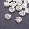 Wooden bead-insert hardware, diameter 9x3 mm, drilled hole, packaging 20 g ± 17 pcs